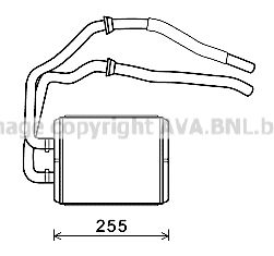 AVA QUALITY COOLING Теплообменник, отопление салона IV6105